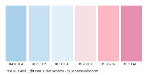 Pale Blue And Light Pink Color Scheme » Blue » SchemeColor.com