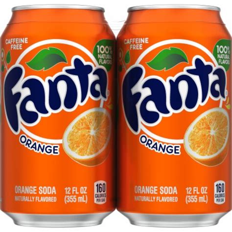 Fanta Orange Soda, 4 cans / 12 fl oz - Ralphs