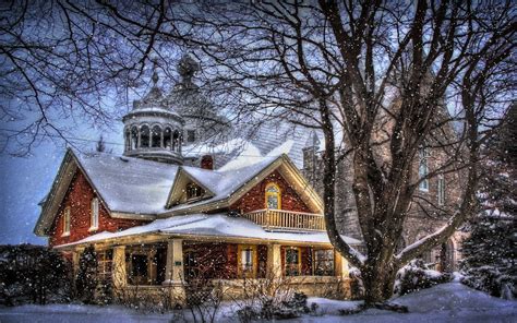 Christmas Cabin Wallpaper (51+ images)