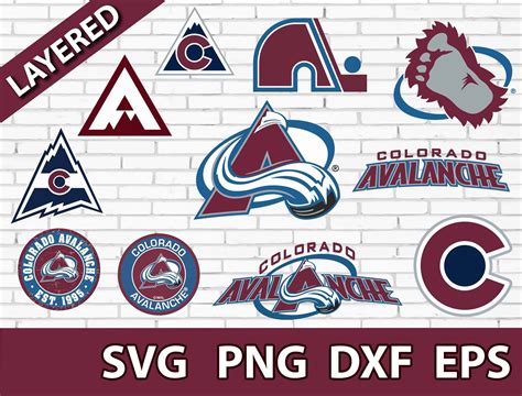 Colorado Avalanche Logo NHL Hockey SVG cut file for cricut | Etsy