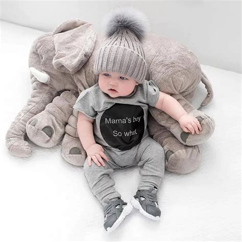 Summer 2018 mama's boy Import Baby Clothes cute Baby Black Clothes newborn 24M twins short ...