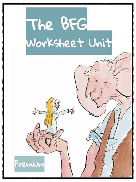 The BFG Roald Dahl Worksheets and Activities | KidsKonnect