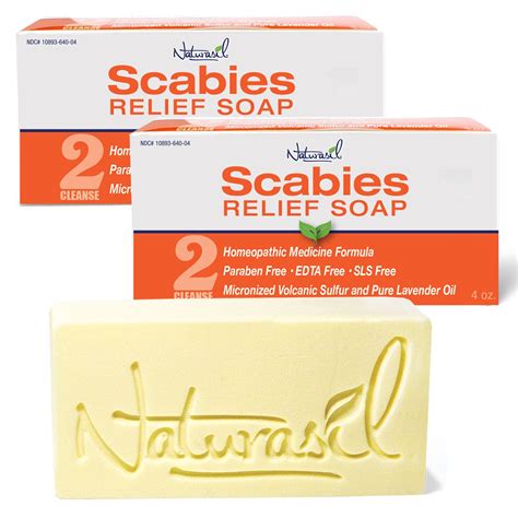 Scabies Pure Lavender and 10% Sulfur Treatment Soap | 2 Pack – Naturasil