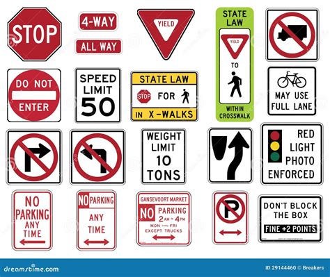 5 Traffic Signs