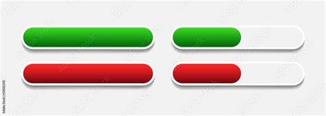 The health bar. Life scale. Green and red stripes. Design elements for video games. Vector ...