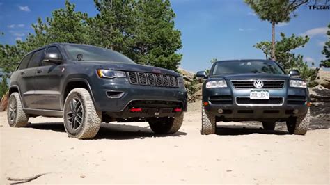 Watch An Old VW Touareg Go Head-To-Head Off-Road Against A New Jeep Grand Cherokee