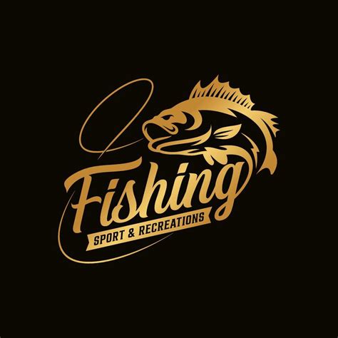 Fishing logo design template illustration. Sport fishing Logo 17503991 Vector Art at Vecteezy