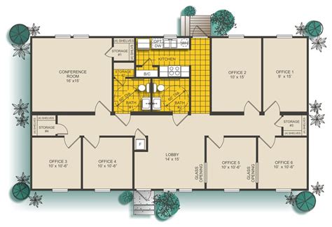 Modular Office Building Floor Plans - kitchencor