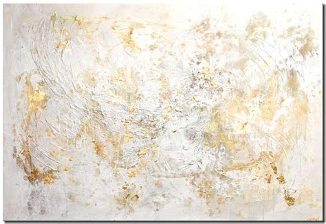 Painting for sale - large modern white textured abstract painting #8529