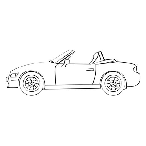 Black outline vector car — Stock Vector © Kopirin #33244847