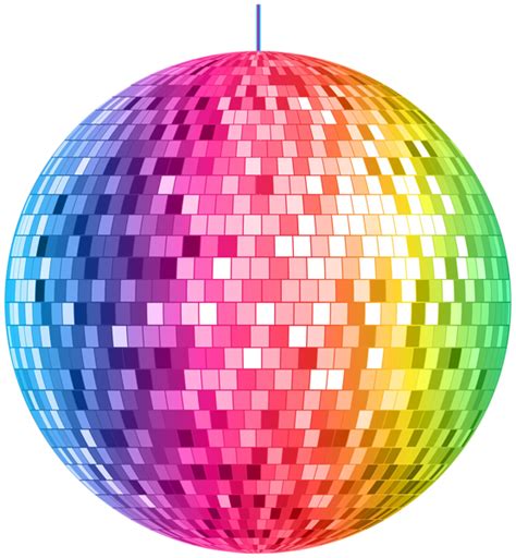 Disco ball PNG transparent image download, size: 555x600px