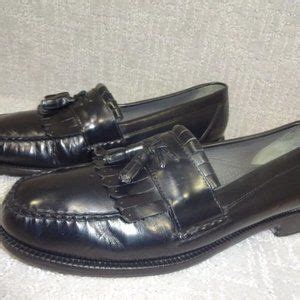 Florsheim | Shoes | Florsheim Mens 3 D Us Black Glossy Leather Tassel Penny Loafer Business ...