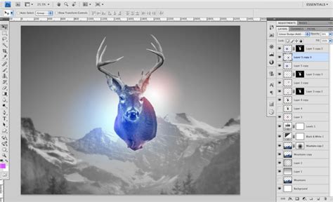 Create A Nature Inspired Digital Illustration in Photoshop | PSDFan