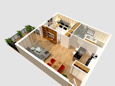 3D Floor Plan Maker designs, themes, templates and downloadable graphic elements on Dribbble