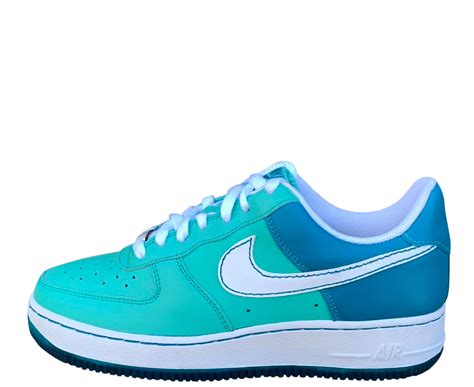 Women's Nike Air Force 1 Low Azure / White Tropical Teal (Size Women's 8.5) "Cloverdale Park"DS ...