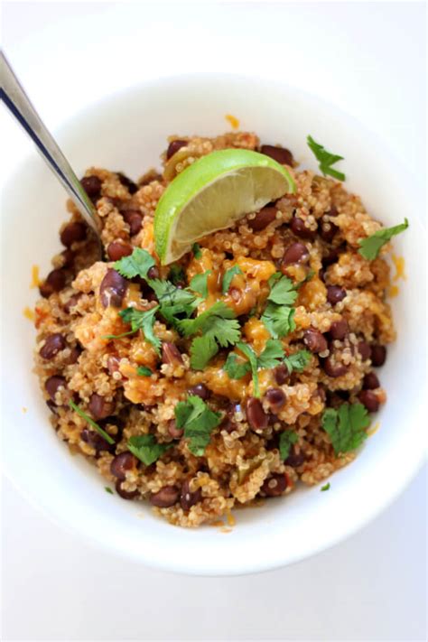 Instant Pot Mexican Quinoa and Black Beans - 365 Days of Slow Cooking and Pressure Cooking