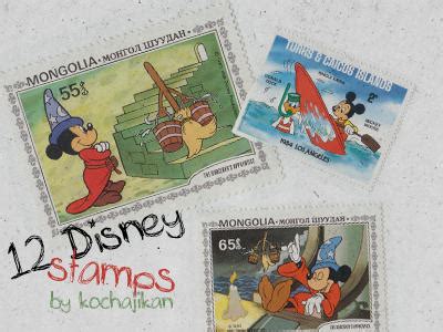 12 Disney Stamps by zakurographics on DeviantArt