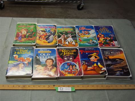 10 Walt Disney Kids Movies (One Still Sealed)