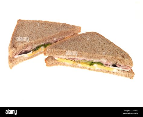 Ham and Egg Sandwich Stock Photo - Alamy