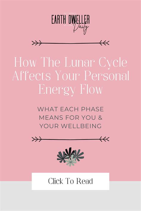 How the lunar cycle affects your personal energy flow – Artofit