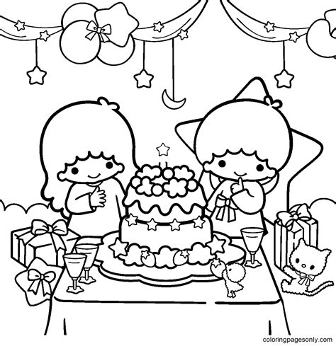 Sanrio to Print Coloring Pages - Sanrio Coloring Pages - Coloring Pages ...