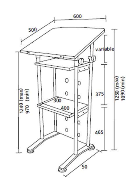 Standard Podium Size