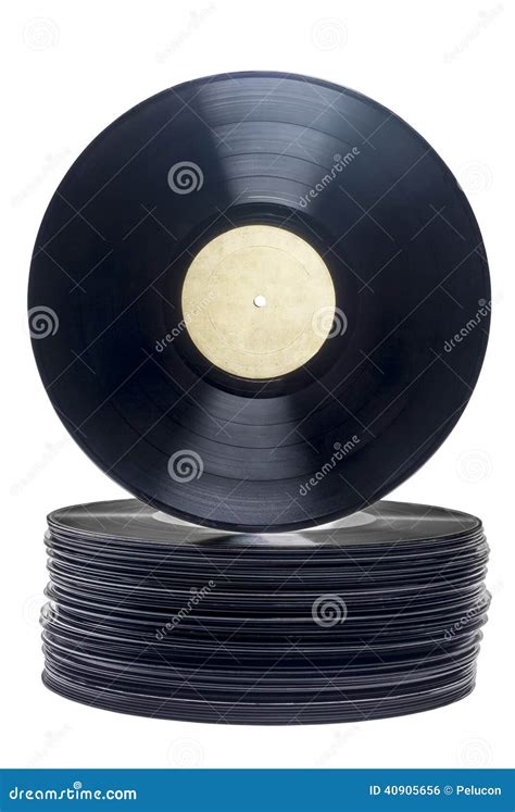 Stack of Retro Vinyl Long Play Records Stock Photo - Image of long, play: 40905656