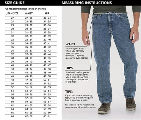 men stacked jeans size guide Wrangler® five star premium denim regular fit jean