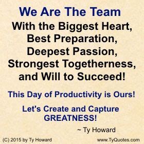 Ty Howard Quotes on Team Work « Ty Howard's Official Blog – Motivational Speaker, Author ...