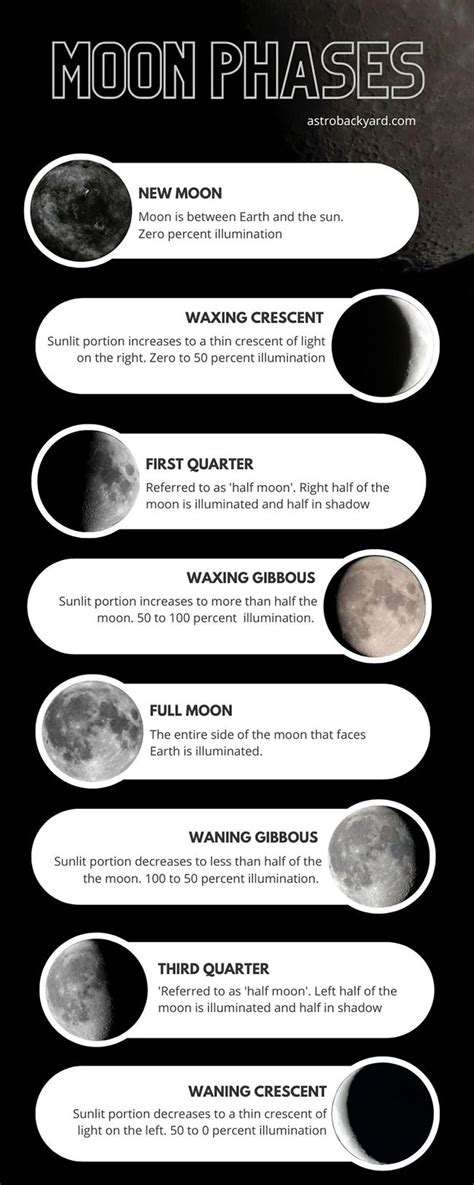 Understanding Moon Phases | The 8 Phases of the Moon in Order