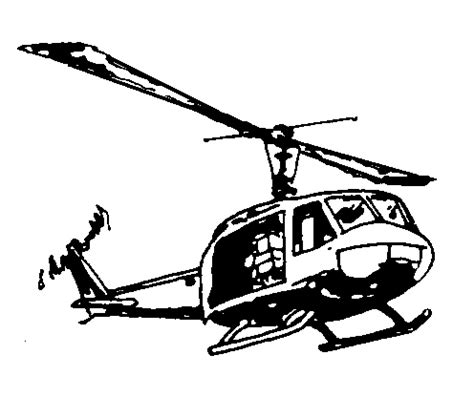 Huey Helicopter Silhouette | Free download on ClipArtMag