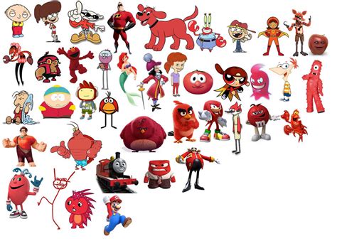 Red Characters by GREENTEEN80 on DeviantArt