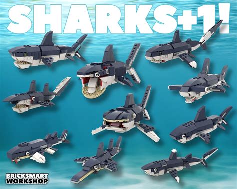 LEGO MOC SHARKS! 31088 Alternate by bricksmartworkshop | Rebrickable ...