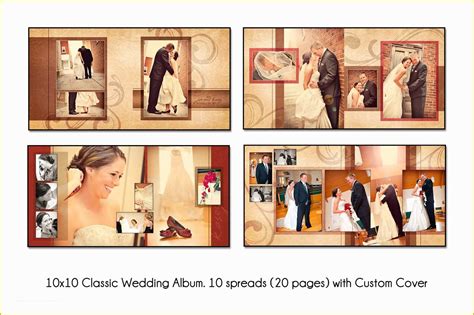 Digital Album Wedding Photoshop Psd Templates Free Download Of Psd Wedding Album Template Autumn ...