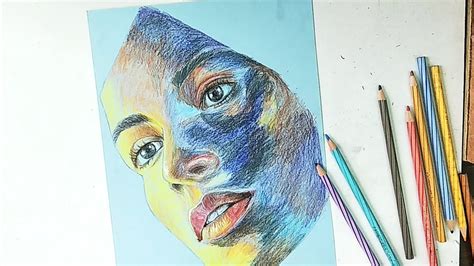 Color pencil drawing tutorial - internetLasi