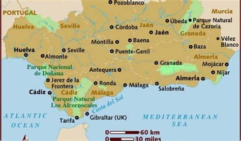 Google Maps Almeria Spain Map Of andalucia | secretmuseum