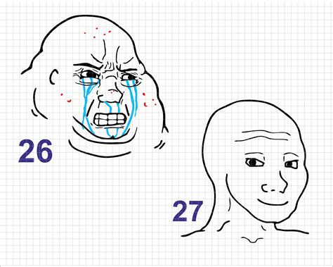 Wojak Face Meme Template SVG PNG Cricut File Layered Cut Design for ...