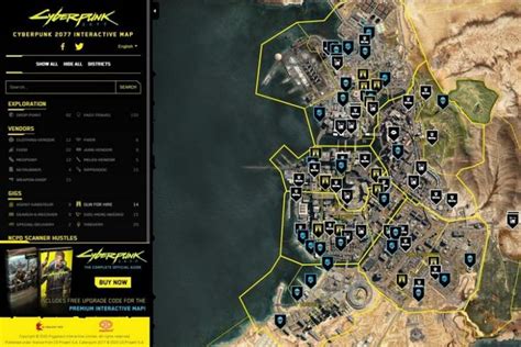 Check Out This Super-Cool Cyberpunk 2077 Interactive Map | Beebom