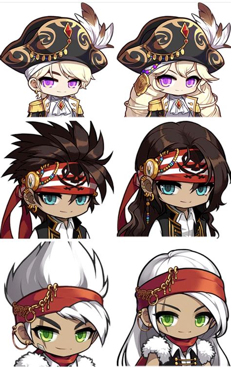 Corsair, Buccaneer, & Cannoneer Sprites : Maplestory