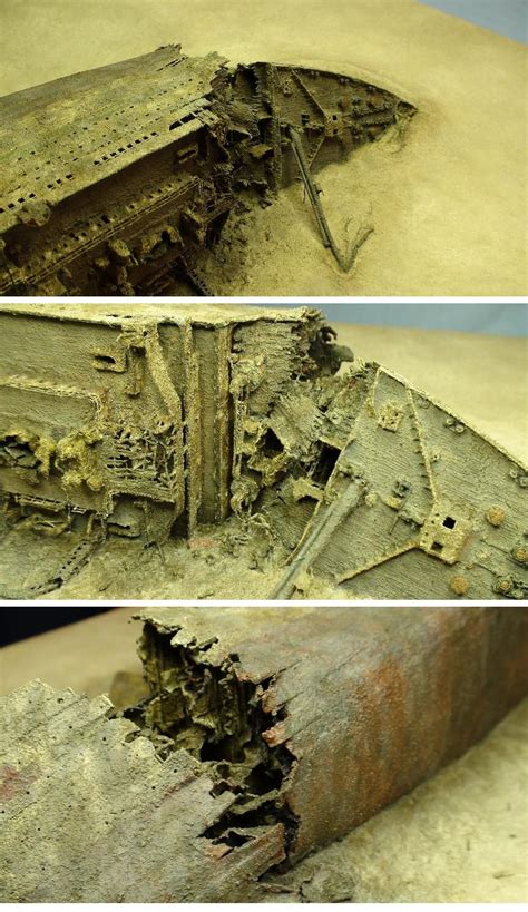 1/350 scales of HMHS Britannic wreck model - FineScale Modeler - Essential magazine for scale ...