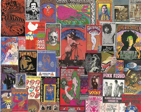 Rock Concert Posters Collage 1 Digital Art by Doug Siegel - Fine Art America