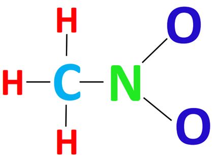 CH3NO2 Lewis structure, molecular geometry, bond angles, resonance