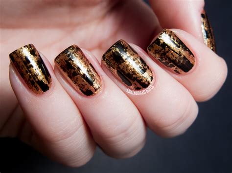 Party Perfect: Black and Gold Nail Art Ideas | Chalkboard Nails | Nail Art Blog