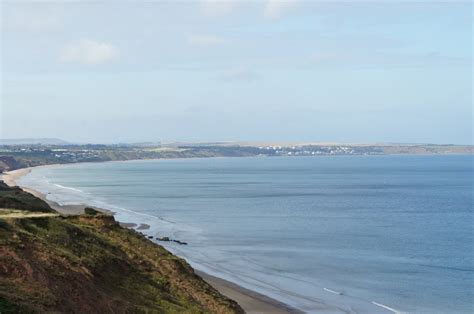 Reighton Beach - Photo "Reighton Sands Looking back to Filey ...