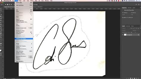 How to turn a signature into a watermark in Photoshop tutorial - PhotoshopCAFE