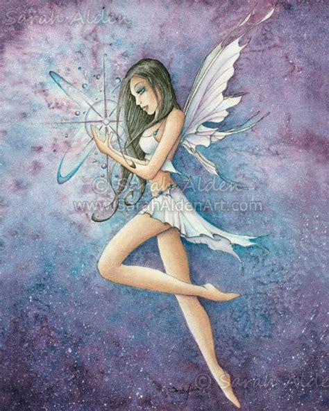 Star Fairy Art Print Fairies Painting Whimsical Fantasy Art - Etsy