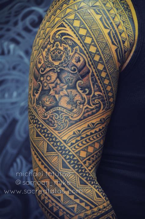 seal of Tonga designed and tattooed by Michael Fatutoa #tattoos # ...