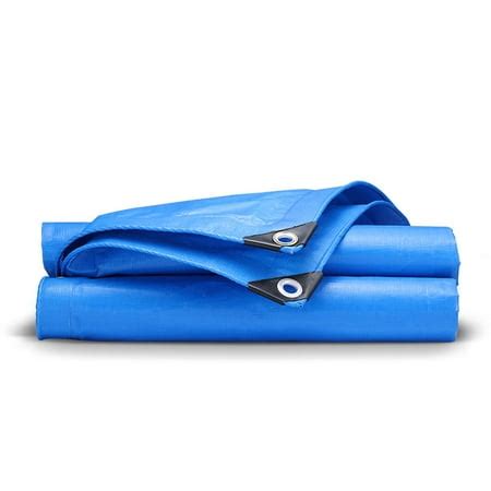 Protective Tarp Cover Tarpaulin PE Cover Tarpaulins with Eyelets Waterproof and UV Resistant for ...