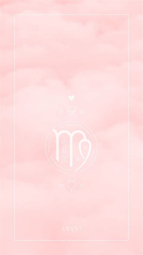 Virgo Cloudy Pastel Aesthetic Astrology Wallpaper for Iphone/Android | Pastel aesthetic, Iphone ...