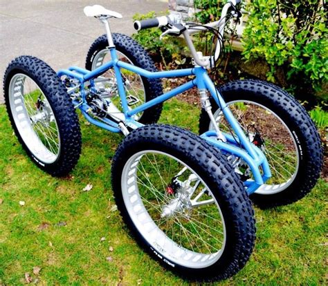 4wheels | 4 wheel bicycle, Bike design, Diy furniture plans wood projects